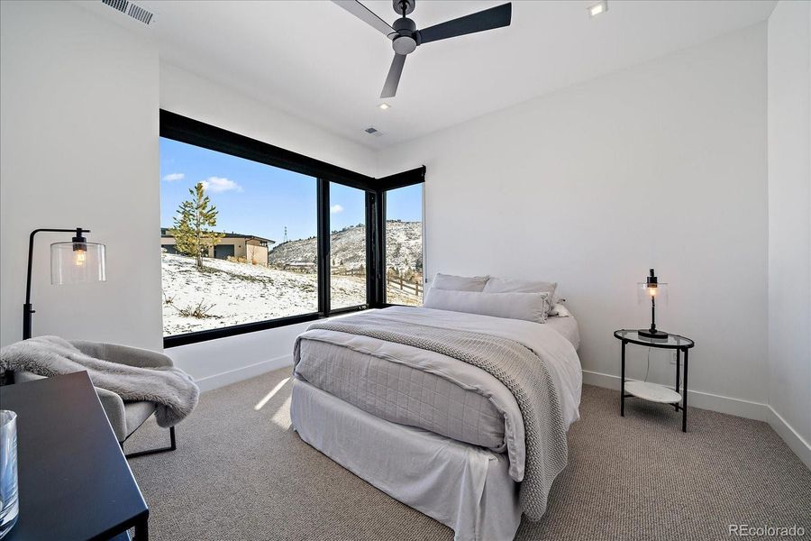 Bedroom Six with 3/4 Bathroom and Barn Door to close off area for privacy