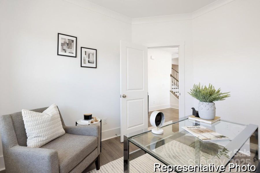 Furnished interior view inside a new home in Morrow Brook, Albemarle (Image 14). Furnished interior view inside a new home in Morrow Brook, Albemarle (Image 14).