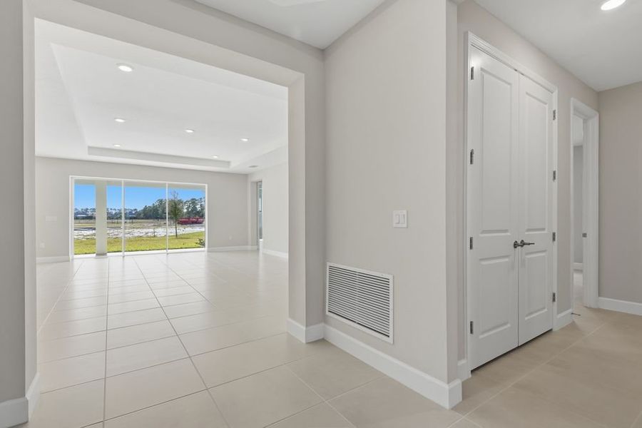 Spacious, unfurnished interior of a new home in Ardisia Park, New Smyrna Beach (Image 26). Spacious, unfurnished interior of a new home in Ardisia Park, New Smyrna Beach (Image 26).