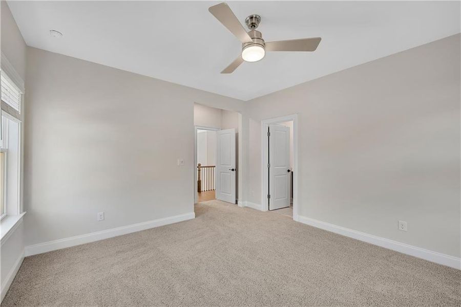 Spacious, unfurnished interior of a new home in The Retreat at Caney Creek, Alpharetta (Image 60).