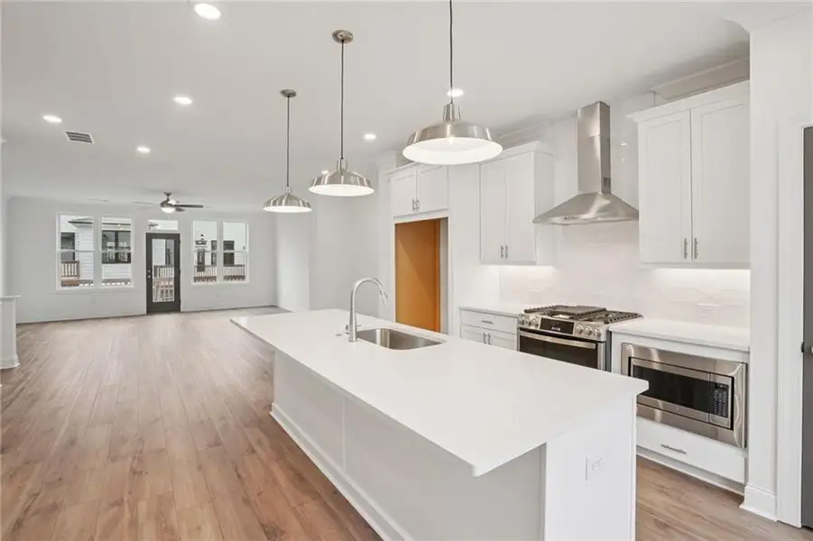 Furnished interior view inside a new home in Palisades Townhomes, Cumming (Image 11).