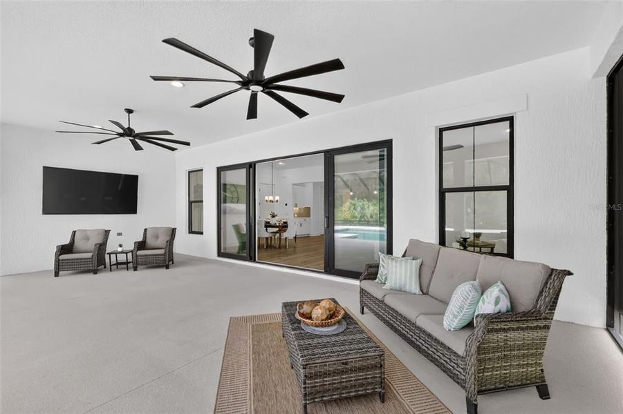 Furnished interior view inside a new home in , The Villages (Image 41).