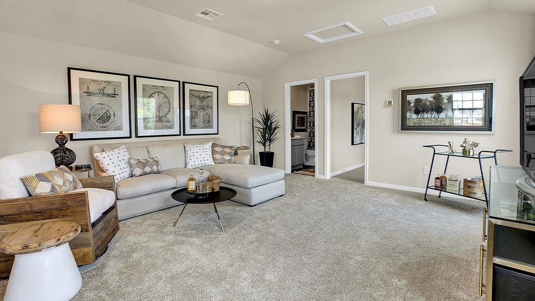 Furnished interior view inside a new home in Southgrove, Kyle (Image 19).