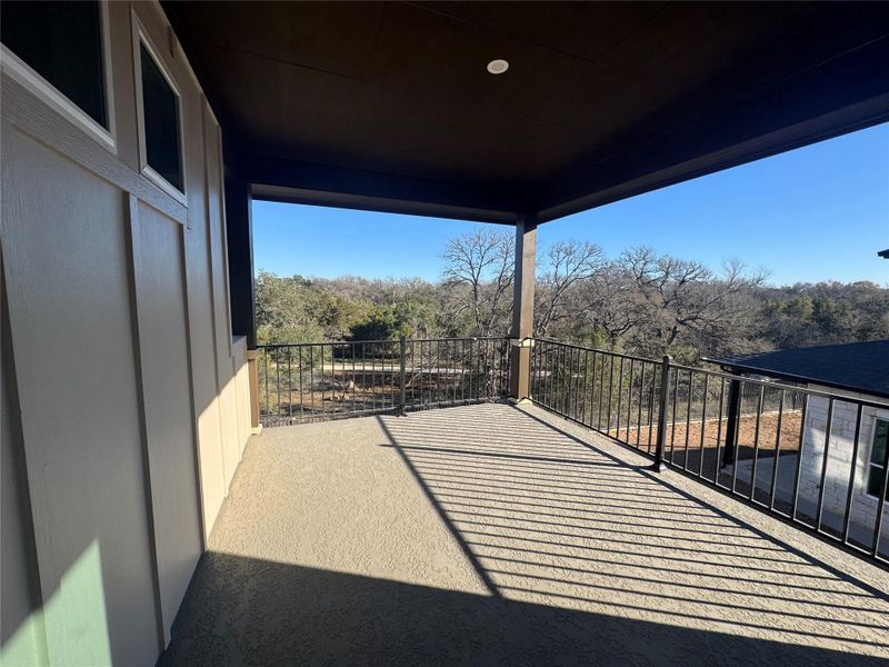 Exterior details and patio area of a home in Persimmon, Buda (Image 20).