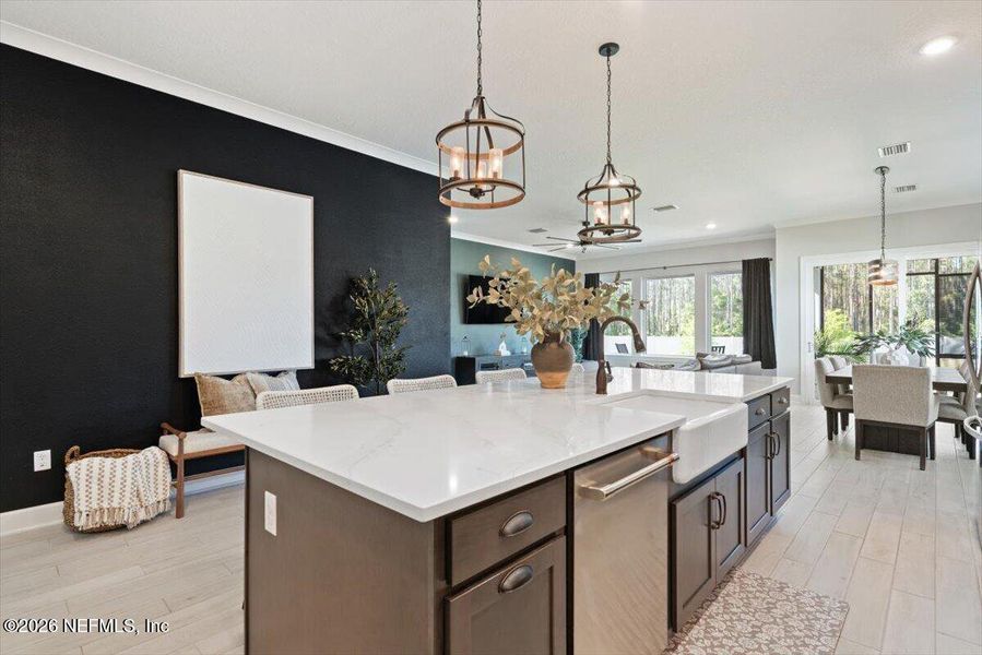 Furnished interior view inside a new home in Middlebourne 50', St. Johns (Image 5).