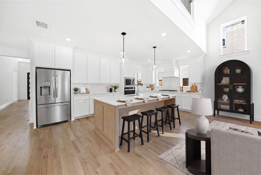 Furnished interior view inside a new home in Aster Park, McKinney (Image 17).