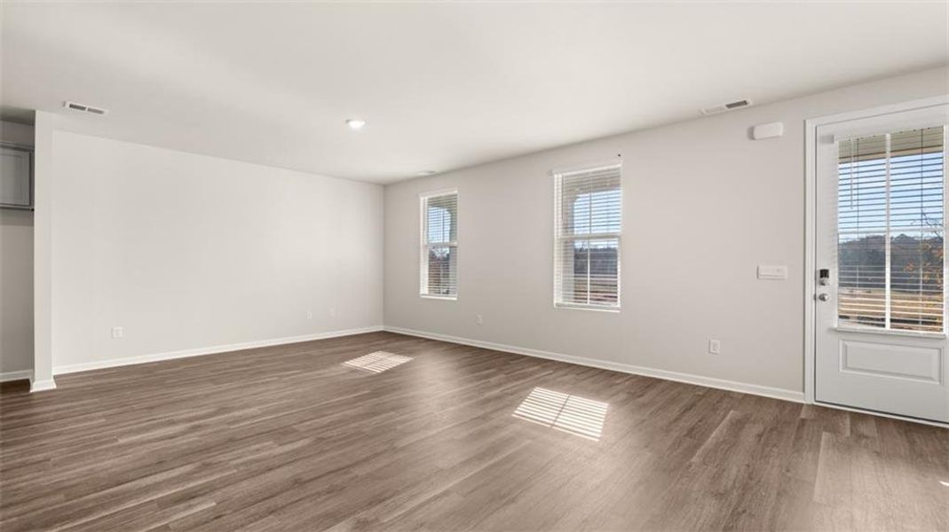 Spacious, unfurnished interior of a new home in Brookland Commons, Monroe (Image 15).
