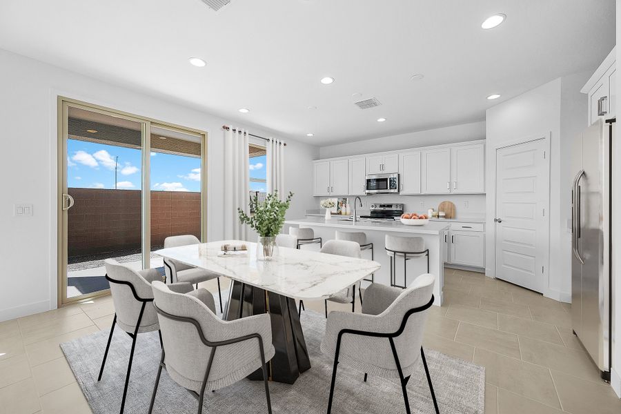 Furnished interior view inside a new home in Artisan at Asante Vista Collection, Surprise (Image 9).