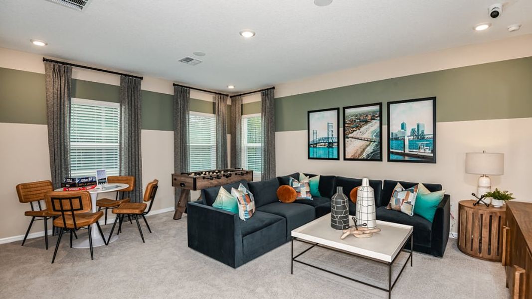 Furnished interior view inside a new home in Headwaters at Lofton Creek, Yulee (Image 30).