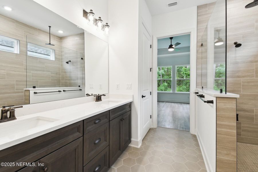 Furnished interior view inside a new home in Reflections 40' Front Load, Ponte Vedra (Image 4).