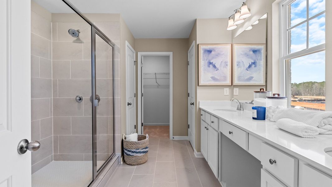 Furnished interior view inside a new home in Bowers Farm, McDonough (Image 32).