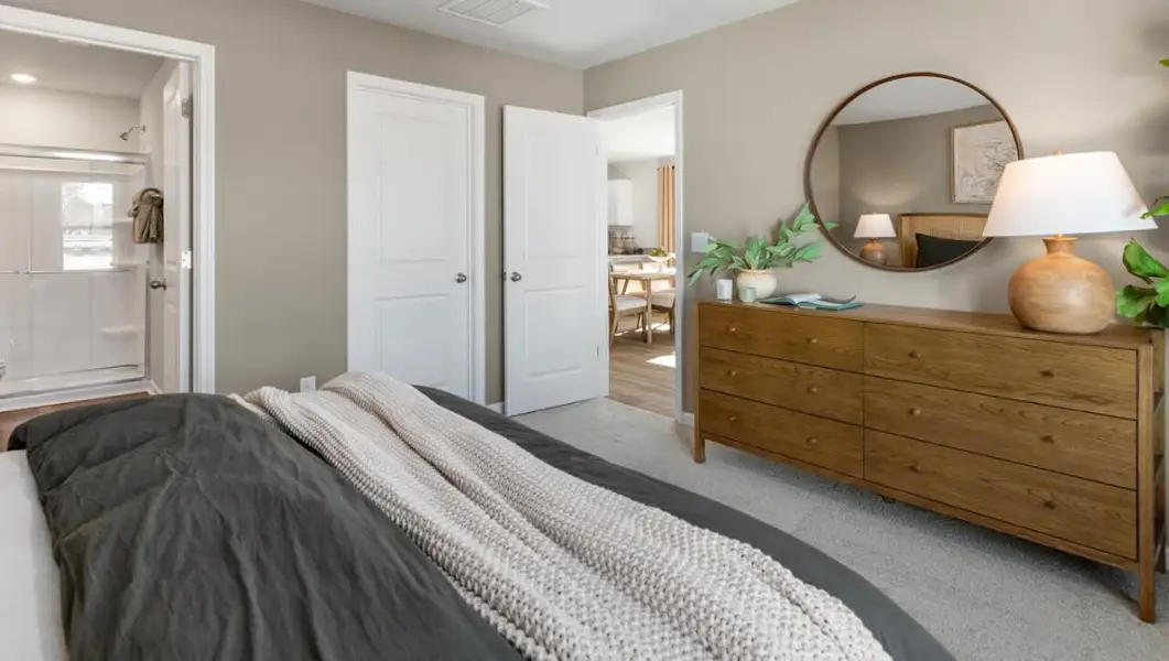 Furnished interior view inside a new home in McKenzie Gardens, Brunswick (Image 12).