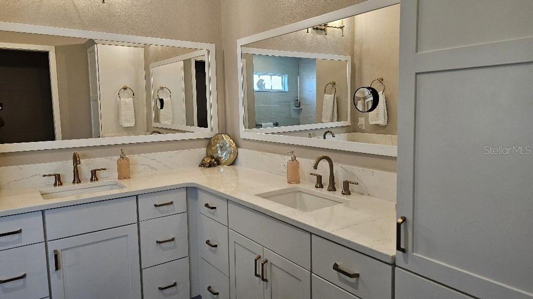 Furnished interior view inside a new home in , The Villages (Image 29).