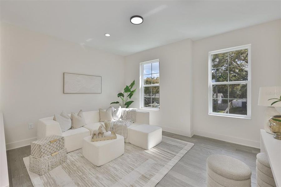 Furnished interior view inside a new home in , Tampa (Image 46).