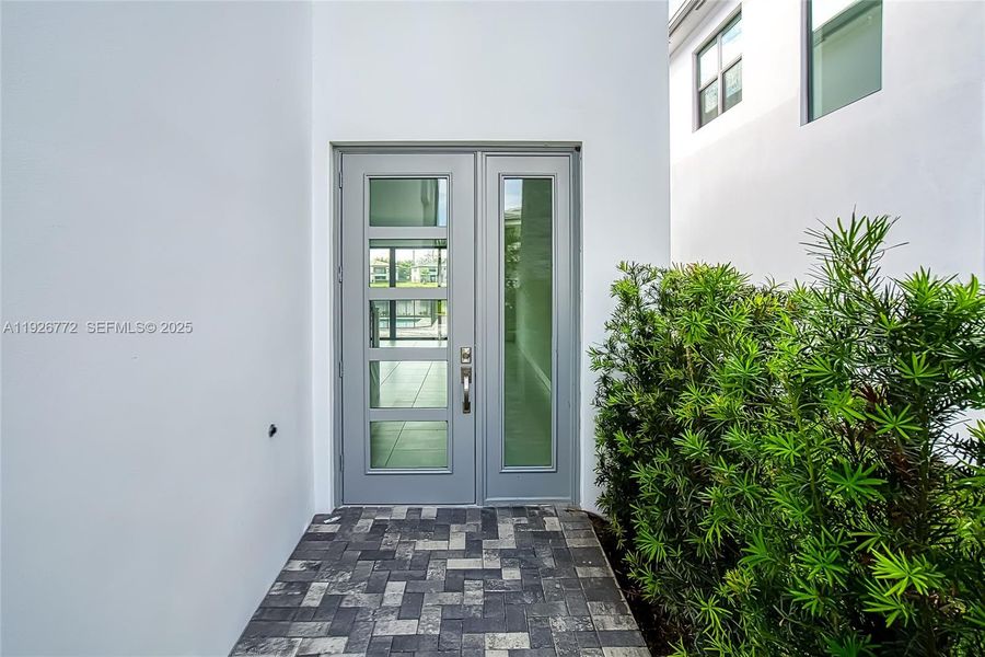 Exterior details and patio area of a home in Lotus Edge, Boca Raton (Image 32). Exterior details and patio area of a home in Lotus Edge, Boca Raton (Image 32).