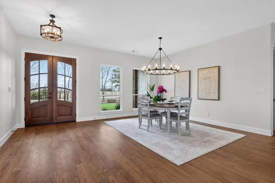 Furnished interior view inside a new home in , Celeste (Image 5).