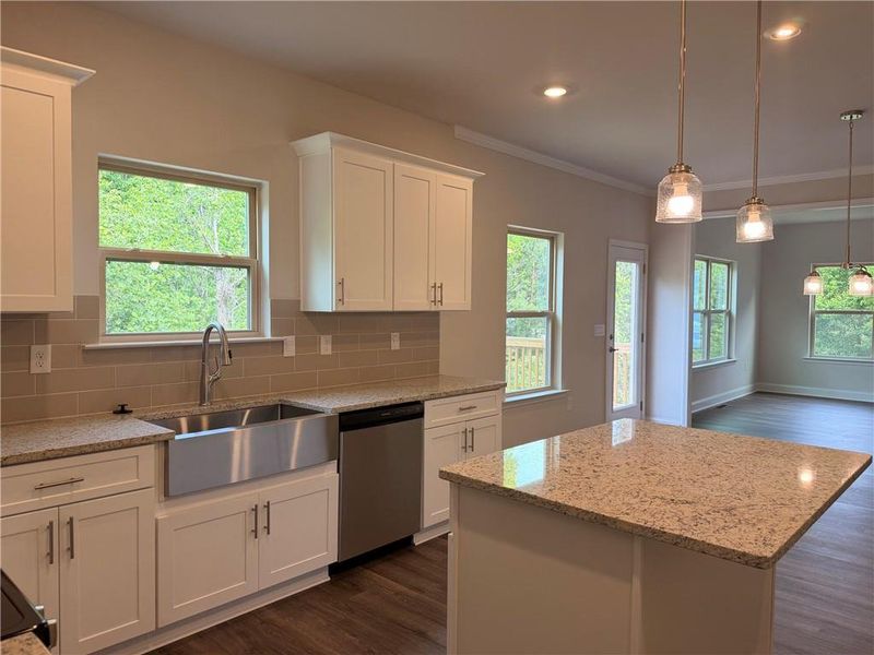 Furnished interior view inside a new home in Magnolia Villas, Cornelia (Image 7).