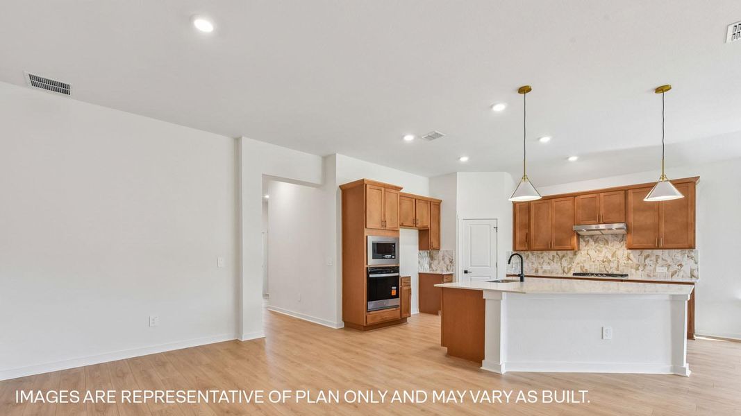 Furnished interior view inside a new home in Rosenbusch Ranch, Leander (Image 7).