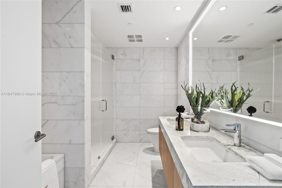 Furnished interior view inside a new home in , Miami Beach (Image 23). Furnished interior view inside a new home in , Miami Beach (Image 23).