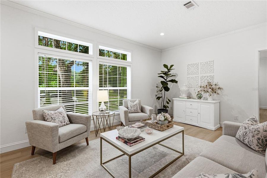 Furnished interior view inside a new home in , Webster (Image 3).