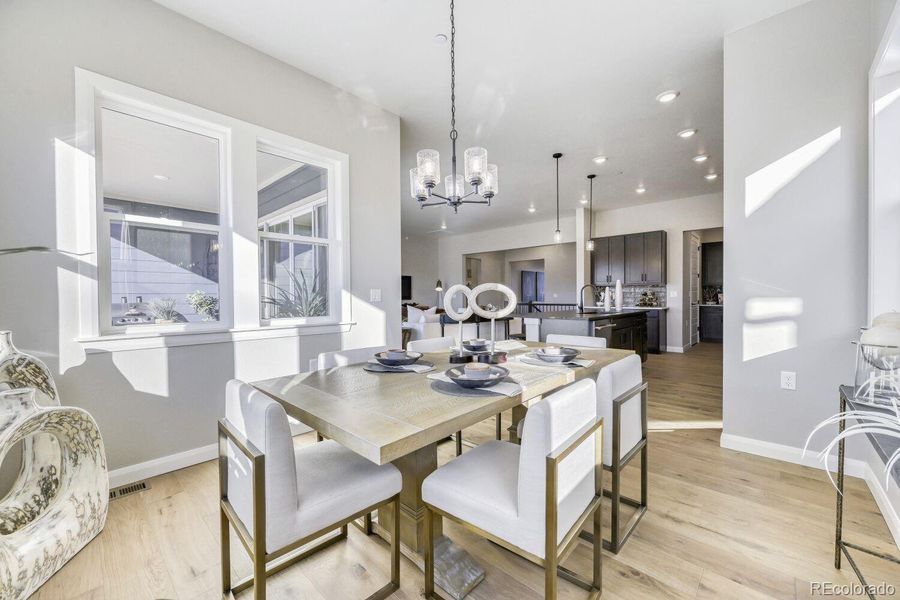 Furnished interior view inside a new home in , Broomfield (Image 39).