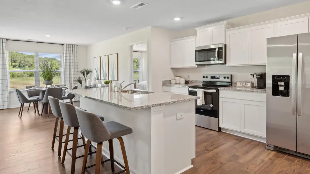 Furnished interior view inside a new home in Creekside Ridge, Dandridge (Image 4).