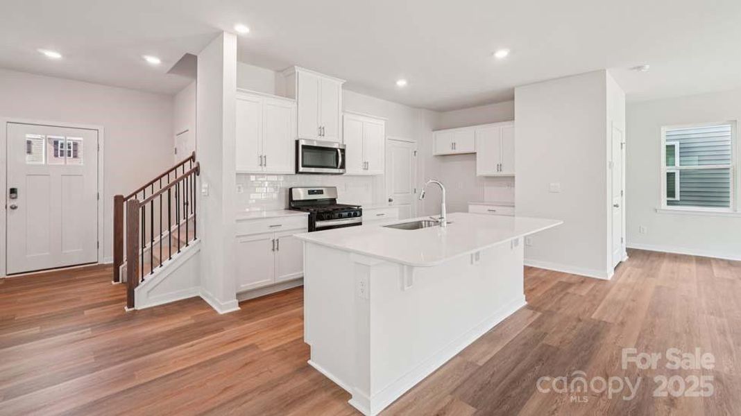 Furnished interior view inside a new home in Cardinal Creek, Charlotte (Image 6).