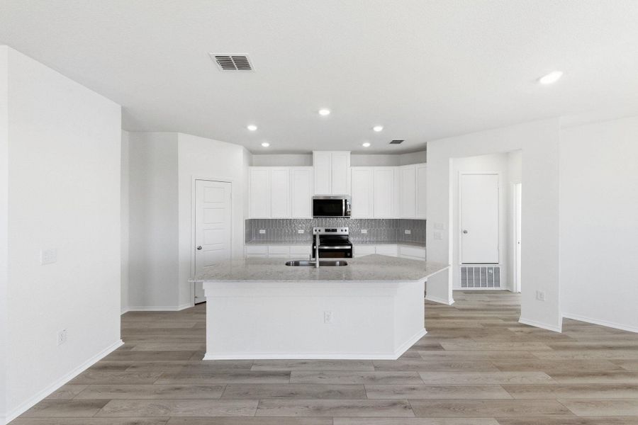 Furnished interior view inside a new home in Stoney Chase, Del Valle (Image 12). Furnished interior view inside a new home in Stoney Chase, Del Valle (Image 12).
