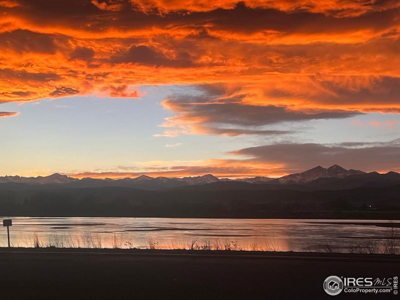 Front exterior of a new home in Vantage, Berthoud, CO, highlighting curb appeal (Image 1).