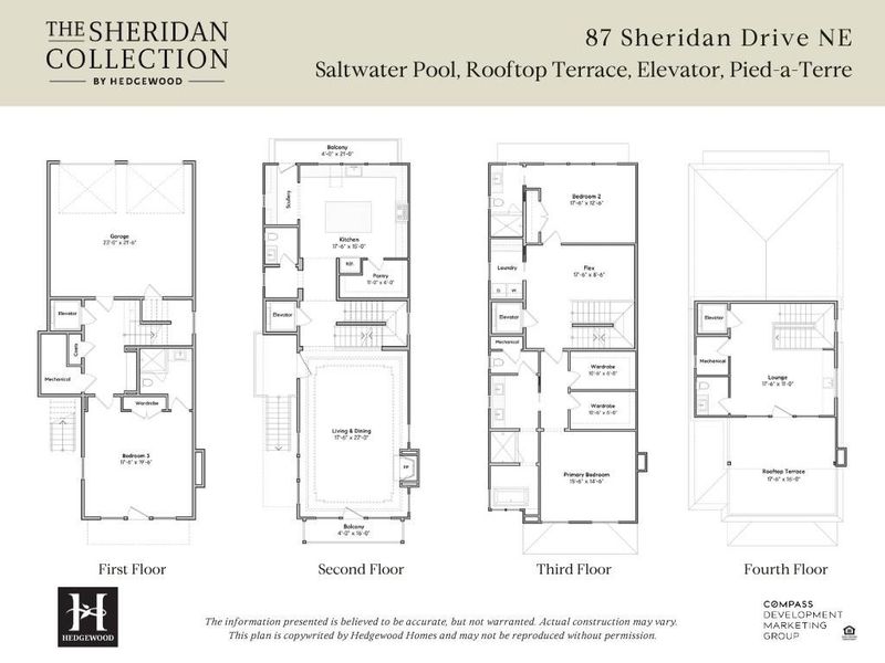 2D floor plan layout of this home in Sheridan, Atlanta, GA (Image 6).