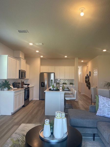 Furnished interior view inside a new home in Central Park Townhomes, Port St. Lucie (Image 11).