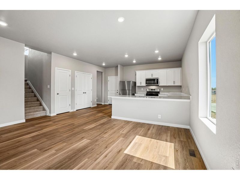 Spacious, unfurnished interior of a new home in Farmstead, Berthoud (Image 15). Spacious, unfurnished interior of a new home in Farmstead, Berthoud (Image 15).