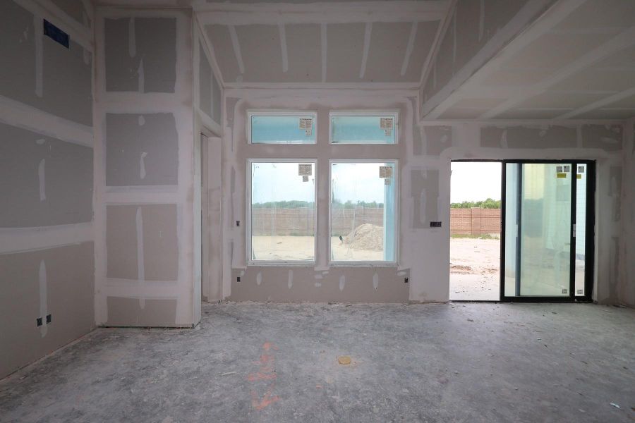 In-progress construction of a new home in Bridgeland Central: Emerald Heights - Enclave Collection, Cypress, TX (Image 23).