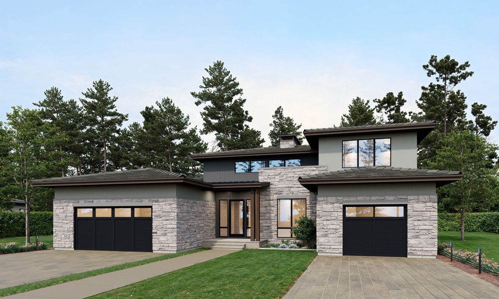 Representative exterior photo of a completed home built from the Residence 3 by Trumark Homes in The Summit at Castle Pines, Castle Pines, CO (Image 8).