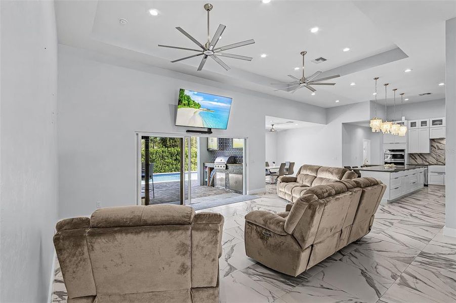 Furnished interior view inside a new home in , Fort Myers (Image 7). Furnished interior view inside a new home in , Fort Myers (Image 7).