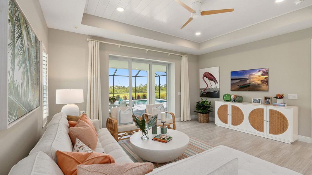 Furnished interior view inside a new home in Palmera, Venice (Image 33). Furnished interior view inside a new home in Palmera, Venice (Image 33).