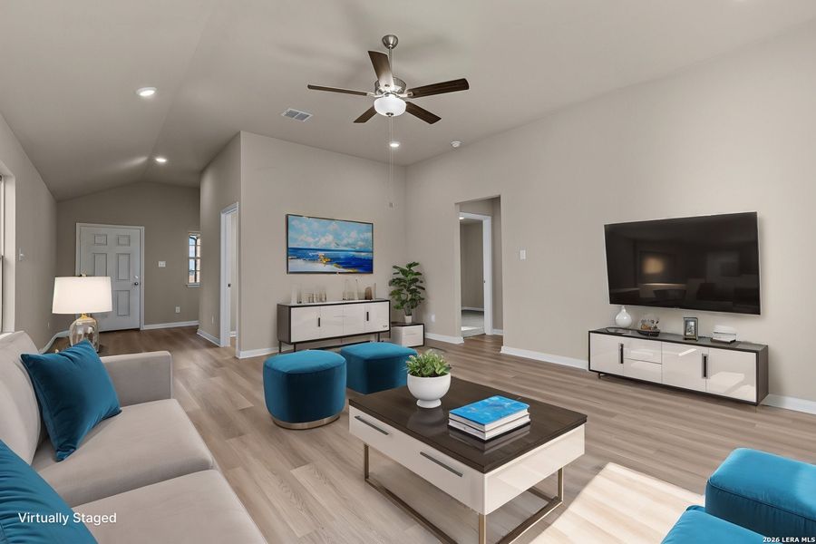 Furnished interior view inside a new home in Winding Brook, San Antonio (Image 8).