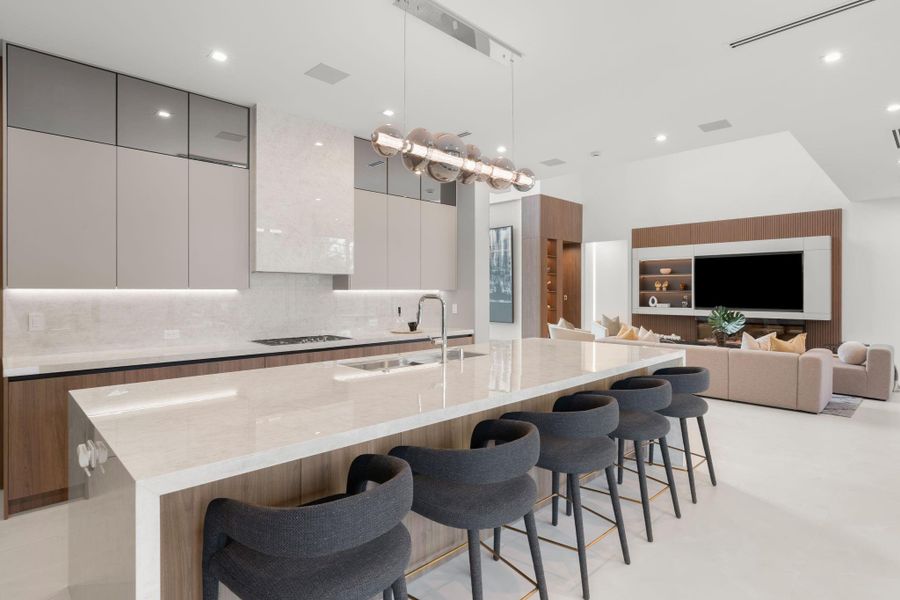 Furnished interior view inside a new home in , Fort Lauderdale (Image 29).