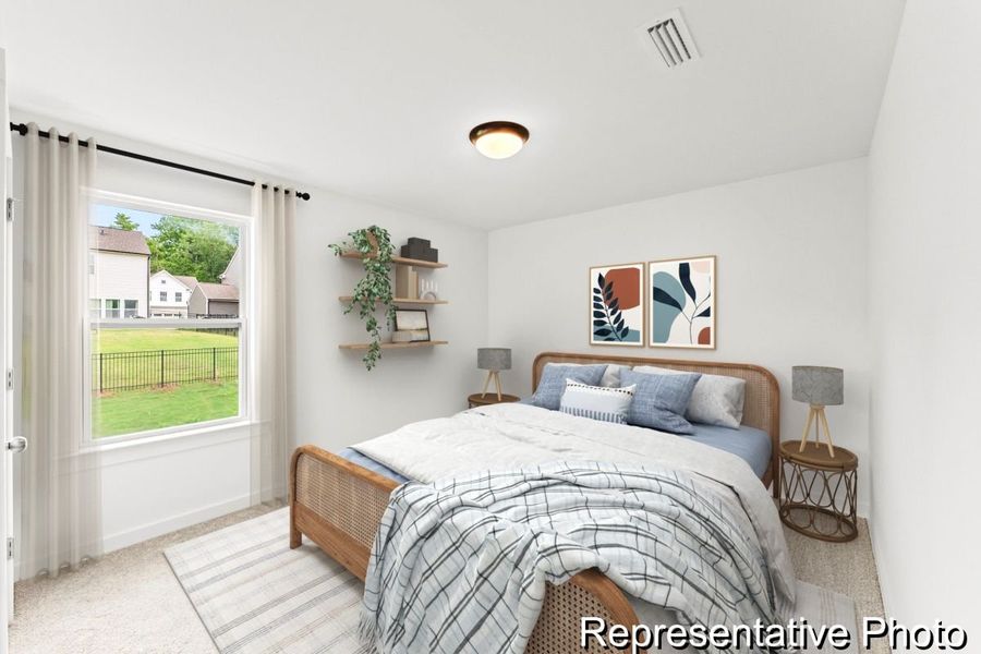 Furnished interior view inside a new home in Parc Northwest, Elon (Image 12).