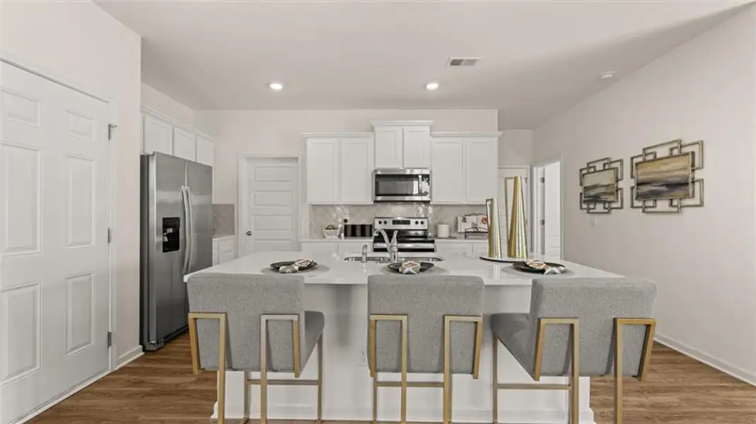 Furnished interior view inside a new home in Shoal Creek, Hampton (Image 3).