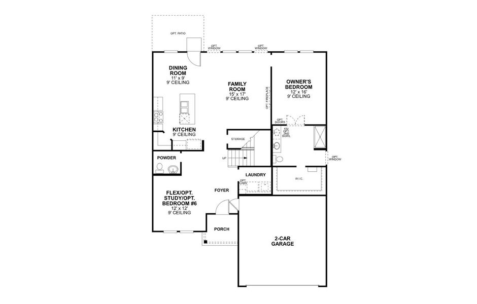 2D floor plan layout of this home in Sanderos, Fort Worth, TX (Image 3). 2D floor plan layout of this home in Sanderos, Fort Worth, TX (Image 3).