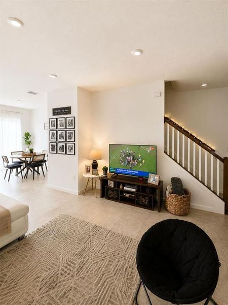 Furnished interior view inside a new home in , Kissimmee (Image 7). Furnished interior view inside a new home in , Kissimmee (Image 7).