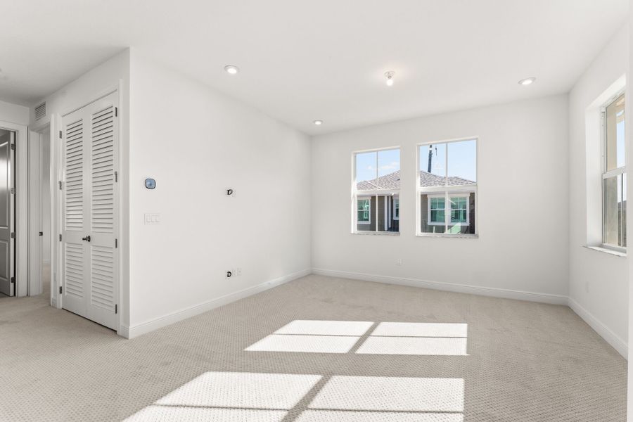 Representative unfurnished interior of a home built from the Marigold by Mattamy Homes in Newfield, Palm City (Image 14).