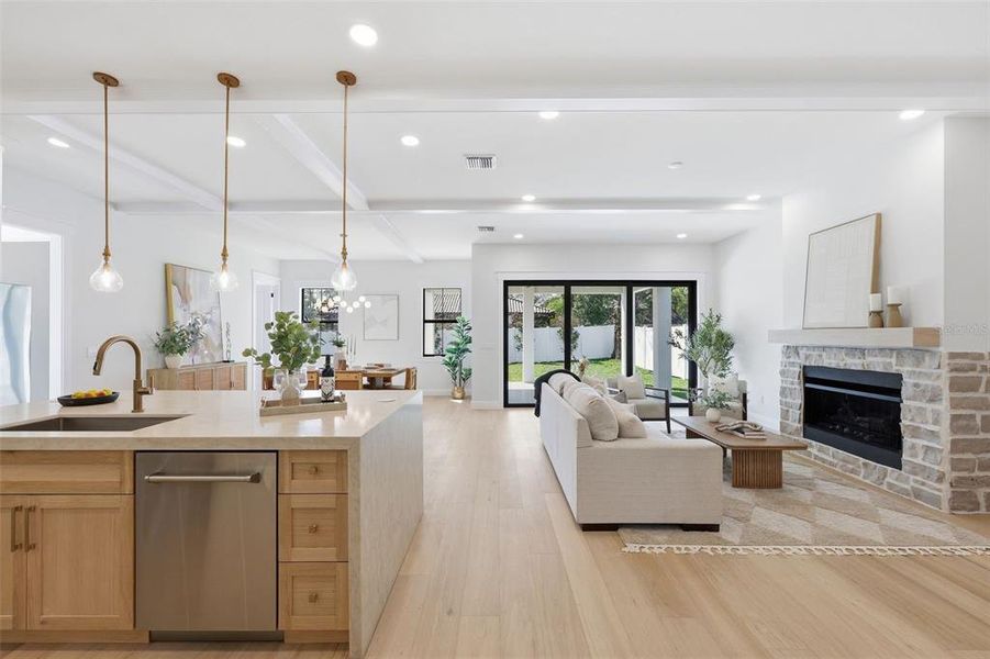 Furnished interior view inside a new home in , Tampa (Image 5).