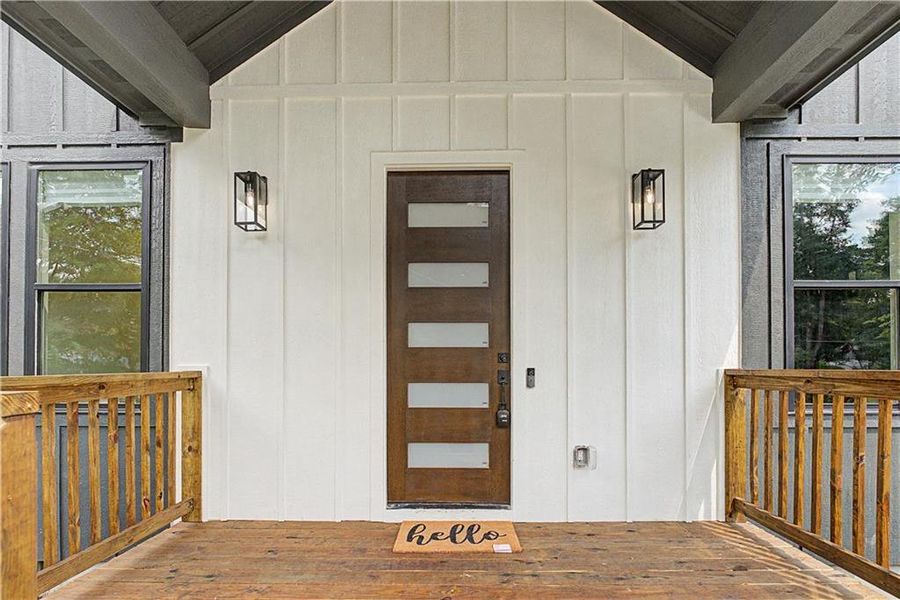 Exterior details and patio area of a home in , Atlanta (Image 27). Exterior details and patio area of a home in , Atlanta (Image 27).