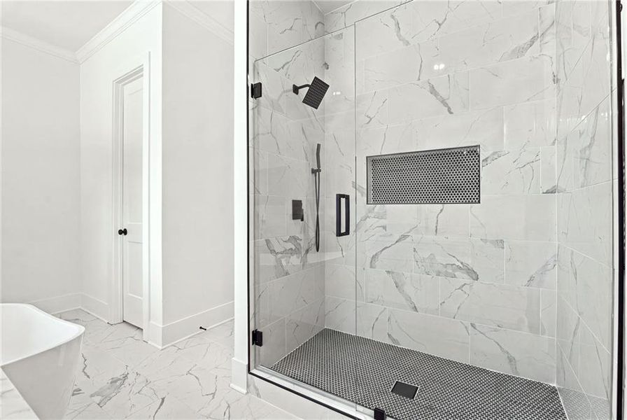 Furnished interior view inside a new home in , Decatur (Image 11).