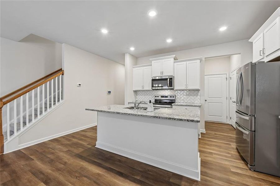 Furnished interior view inside a new home in , Decatur (Image 13).