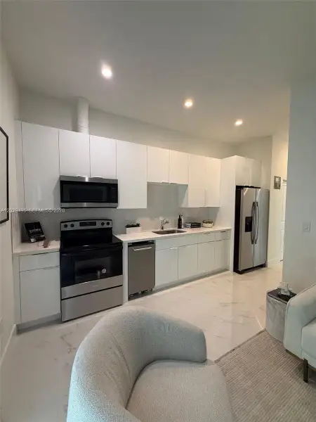 Furnished interior view inside a new home in , Miami (Image 4).