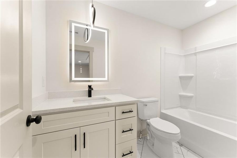 Furnished interior view inside a new home in , Clarkesville (Image 5).