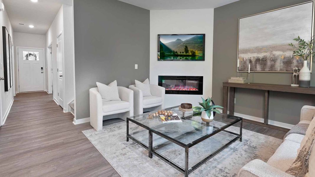 Furnished interior view inside a new home in Brinkley Ridge, Kings Mountain (Image 9).